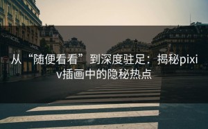 从“随便看看”到深度驻足：揭秘pixiv插画中的隐秘热点
