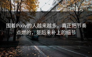 围着Pixiv的人越来越多，真正把节奏点燃的，是后来补上的细节
